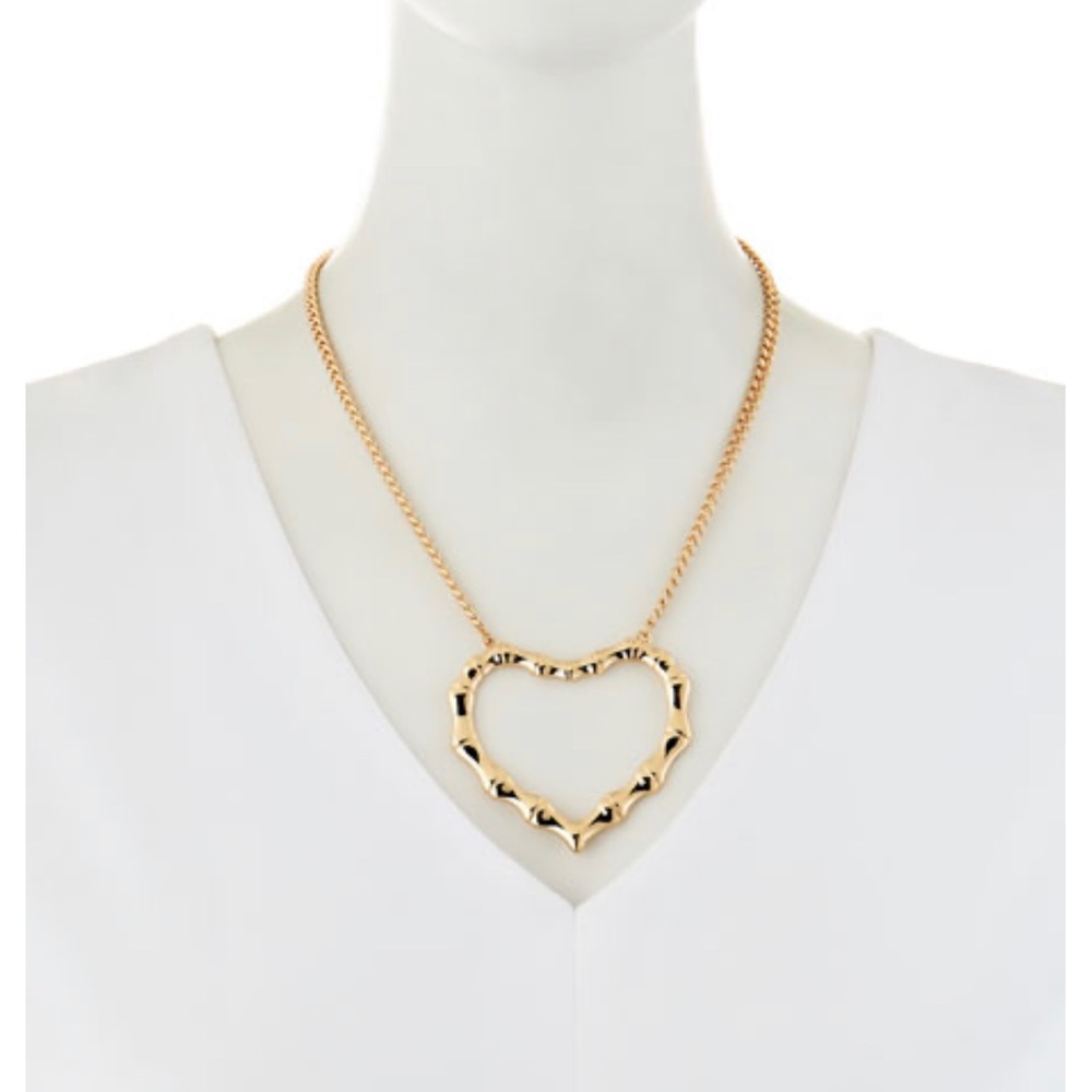 Bamboo Heart Necklace